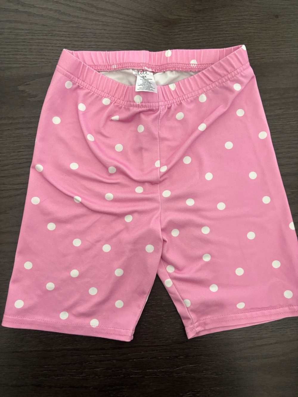 lilt Pink Polka Dot Kids Shorts